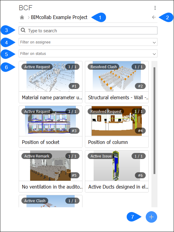 BIM BCF panel - BricsCAD BIM | Bricsys Help Center