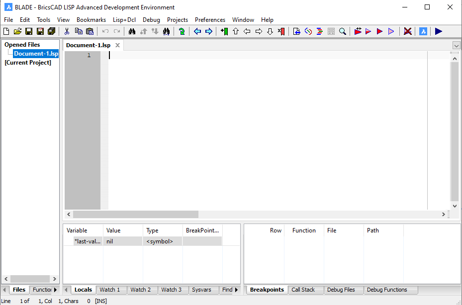 BLADE command - BricsCAD | Bricsys Help Center