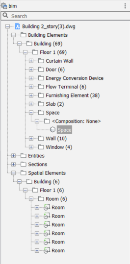 Spatial Locations Bricscad Bim Bricsys Help Center