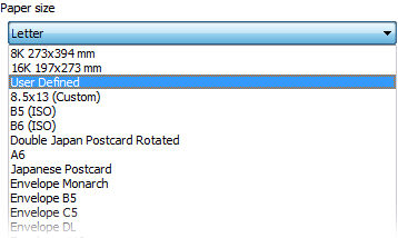 set up printing bricscad